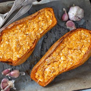 Baked Butternut Squash dovleac copt