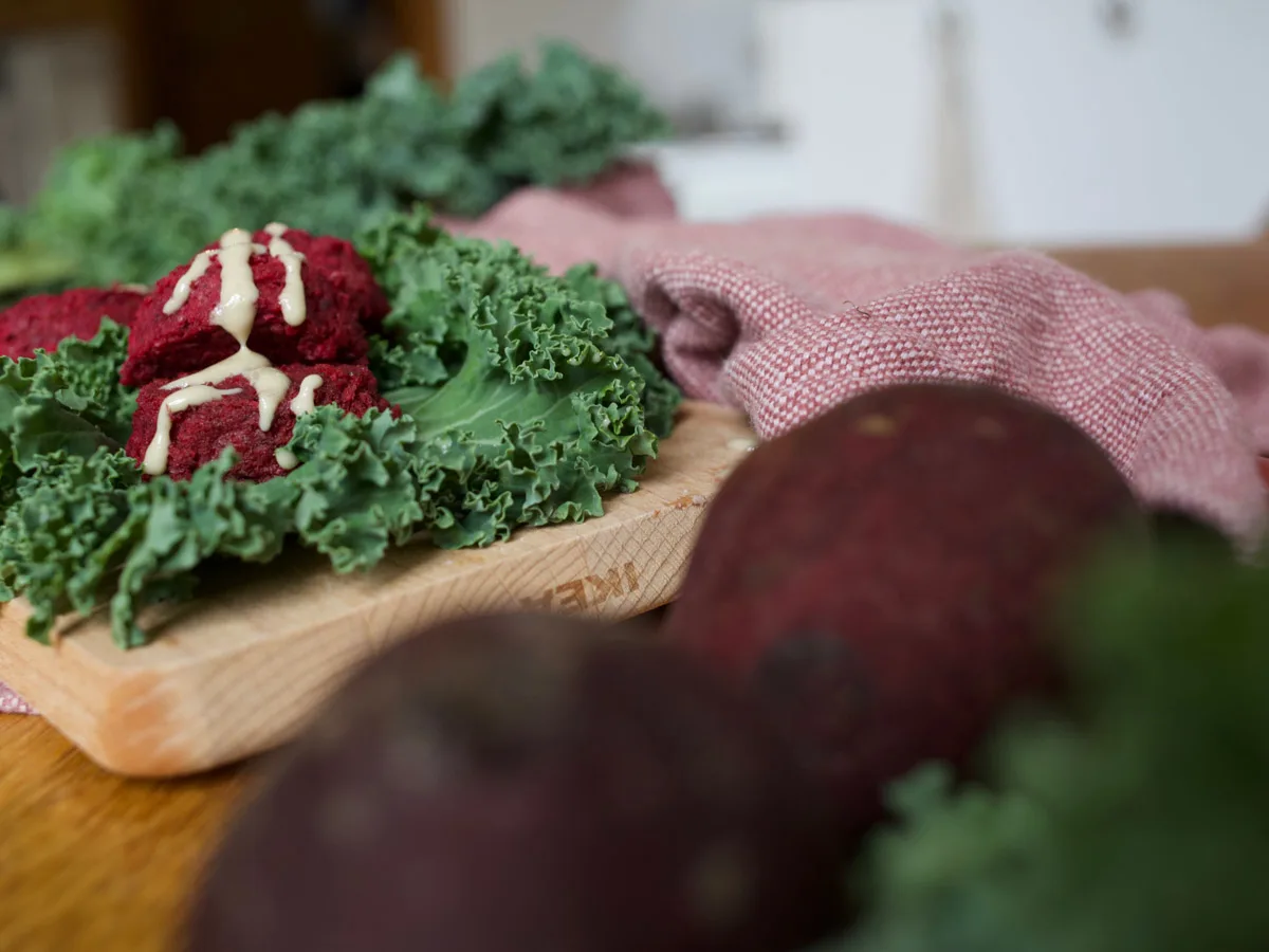 Beet Falafels