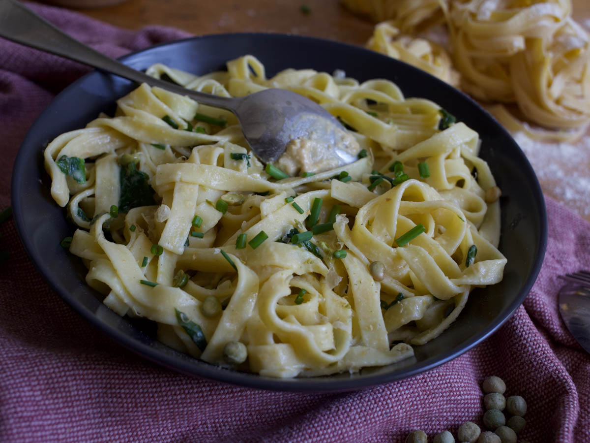 Chickpea Hummus Pasta