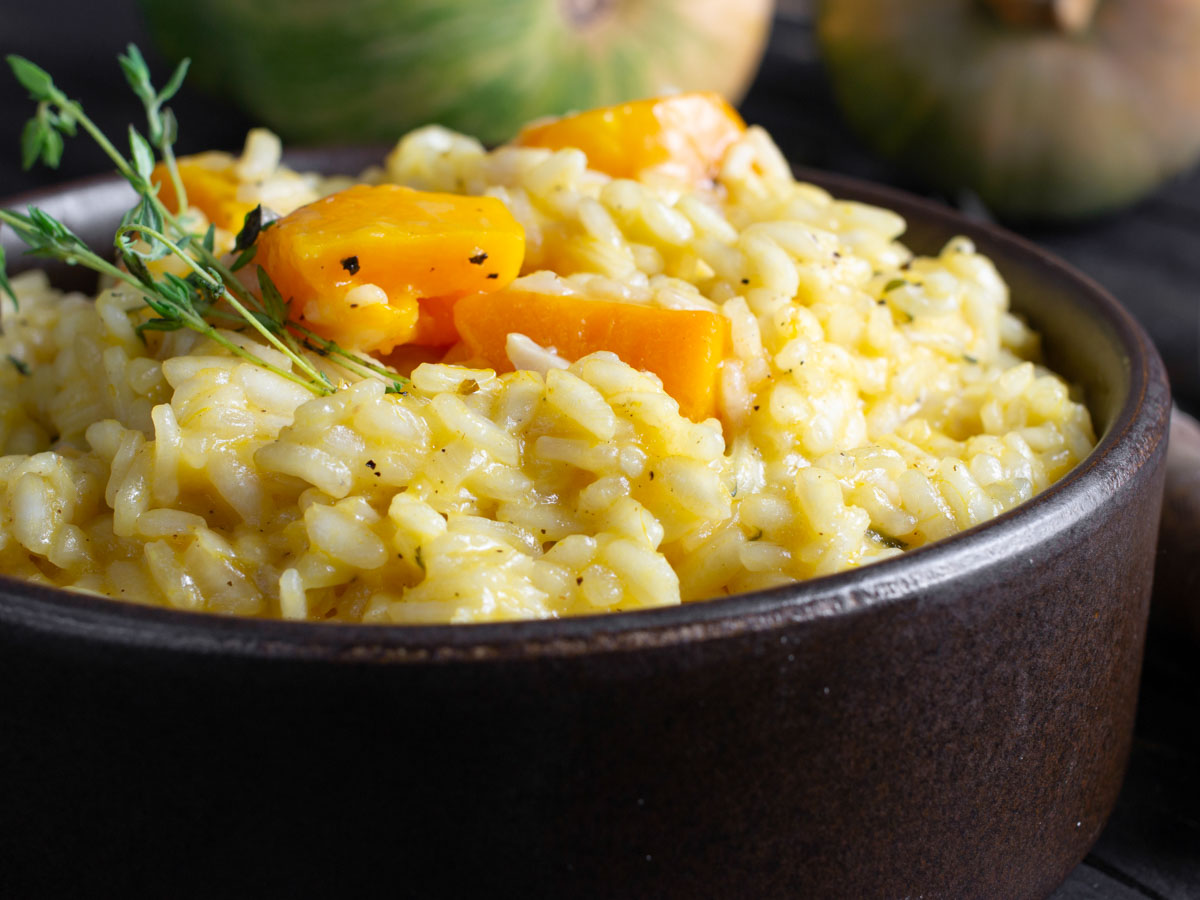 Creamy Pumpkin risotto