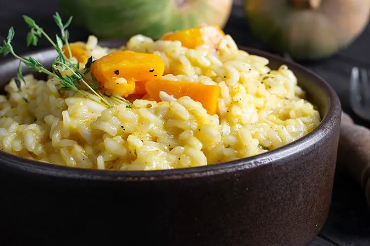 Creamy Pumpkin risotto