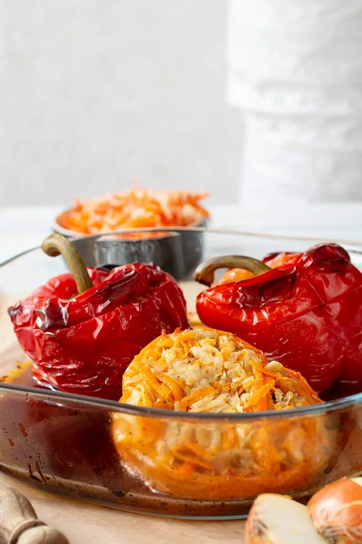 Halloween stuffed peppers recipe