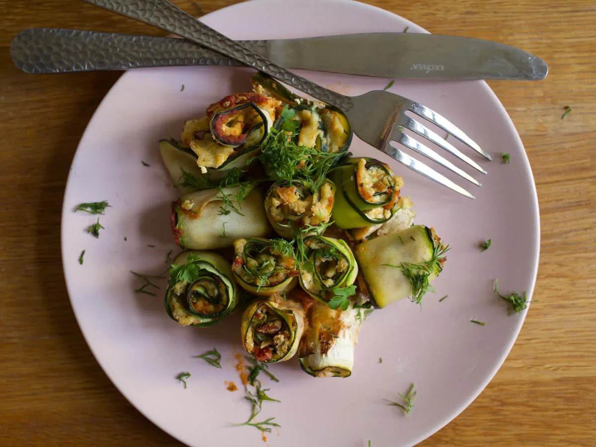 Healthy Zucchini Rollups 