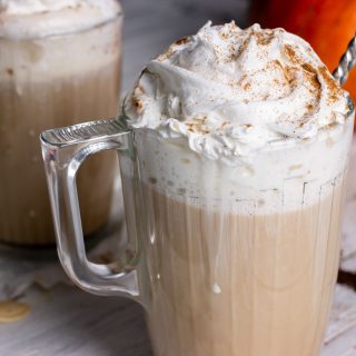 Homemade vegan pumpkin spice latte recipe