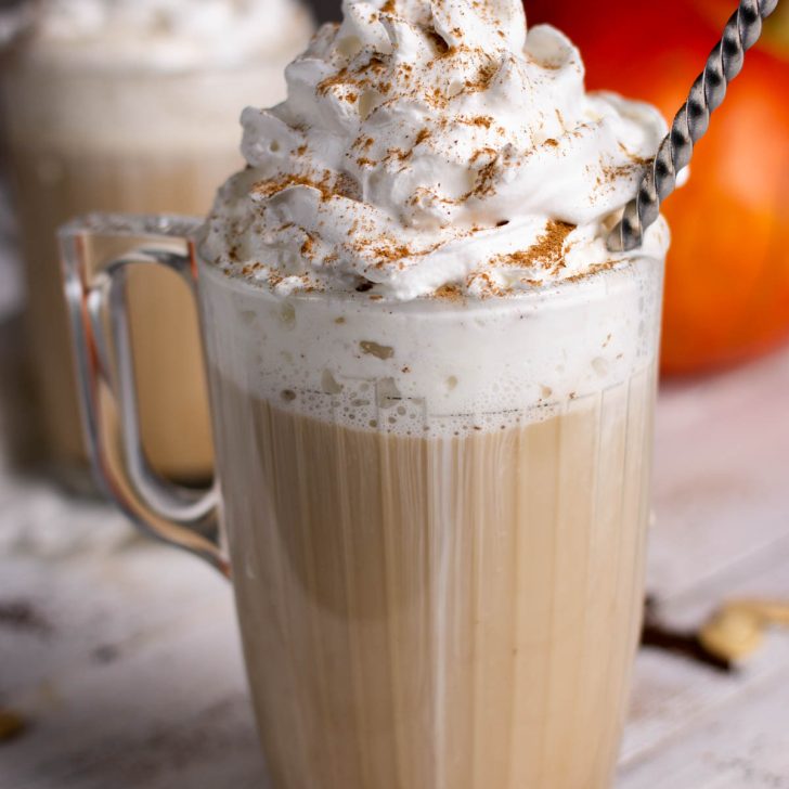 Homemade vegan pumpkin spice latte starbucks copycat