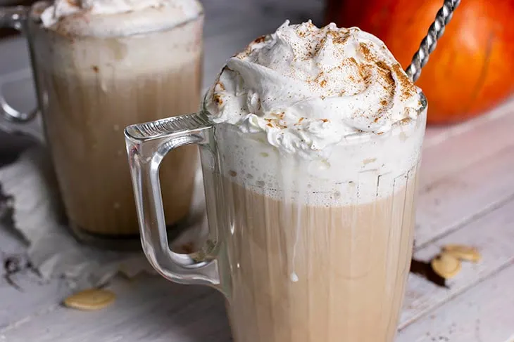 Homemade vegan pumpkin spice latte starbucks copycat