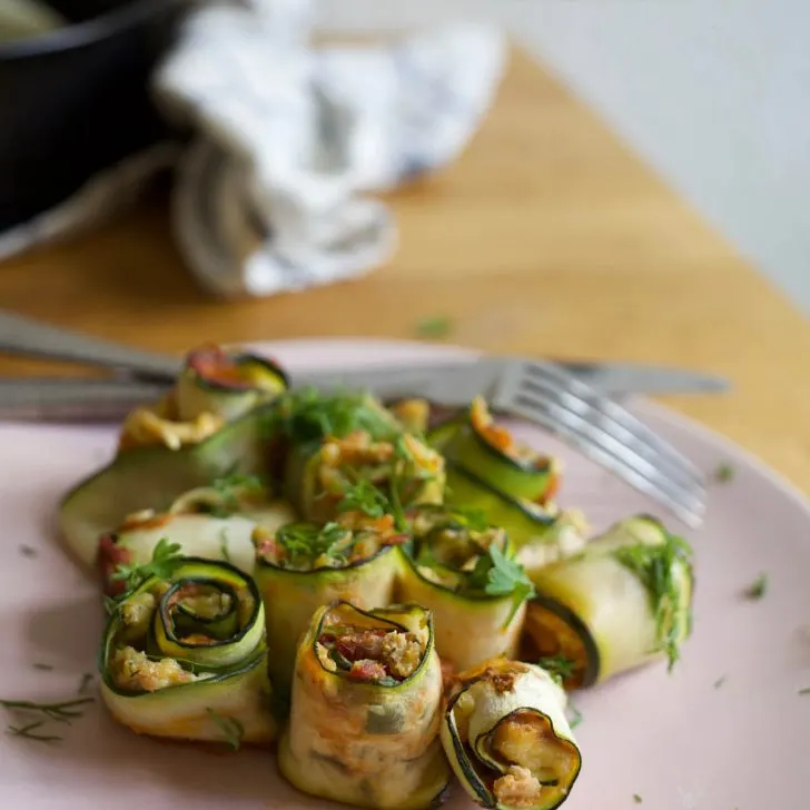 How to make Zucchini Rollups Rulouri cu dovlecei