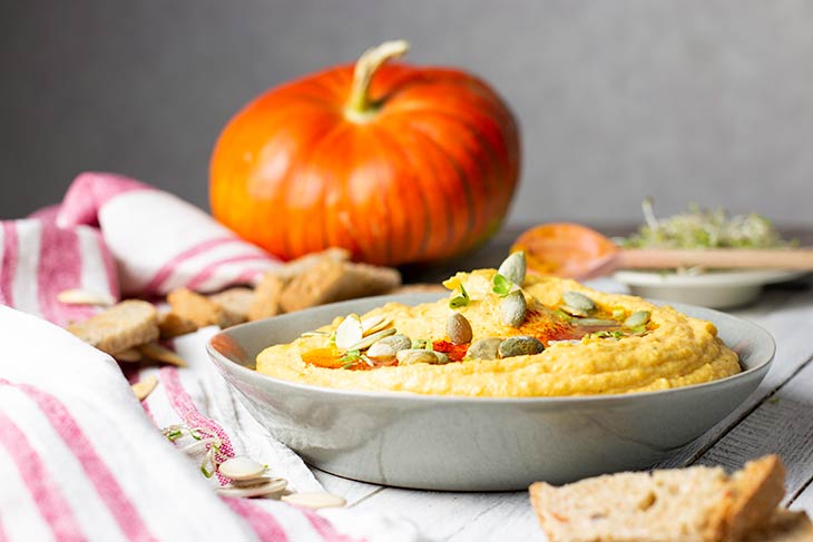 Pumpkin Hummus Recipe vegan