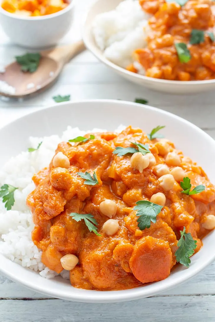 Curry cu dovleac vegan