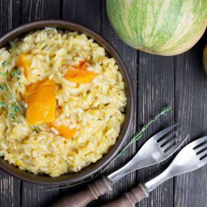 Pumpkin risotto