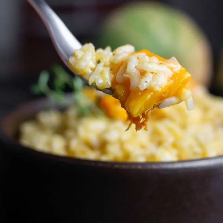 Pumpkin risotto for Fall