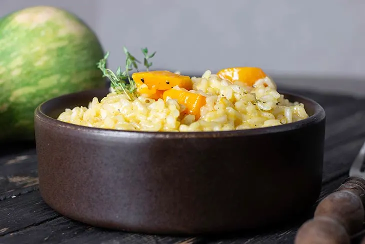 Risotto cu dovleac vegan