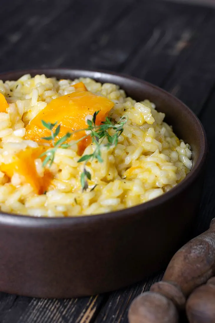 Pumpkin risotto