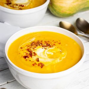 Spicy Creamy Pumpkin Soup Supa de dovleac