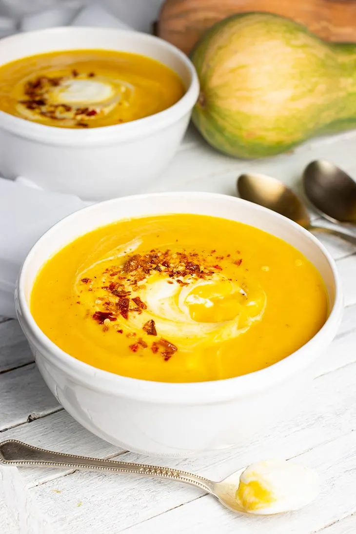 Spicy Creamy Pumpkin Soup