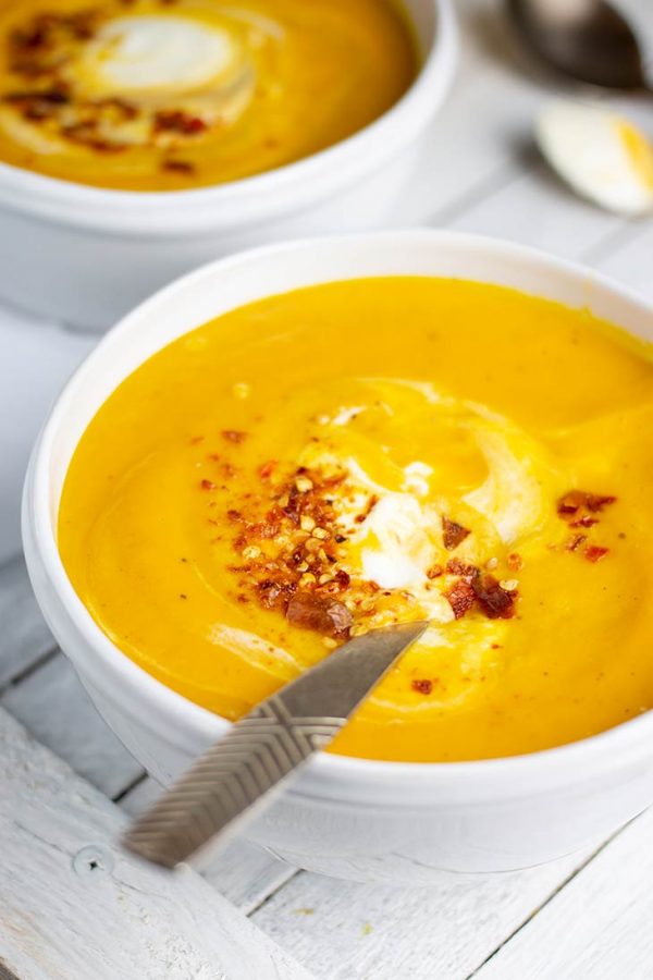 Spicy Pumpkin Soup - Gourmandelle