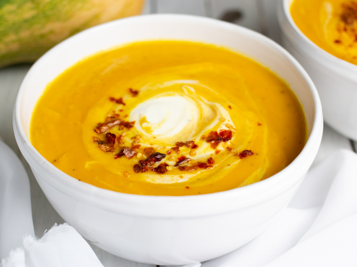 Spicy Pumpkin Soup for autumn