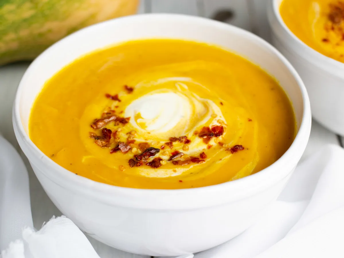 Spicy Pumpkin Soup for autumn