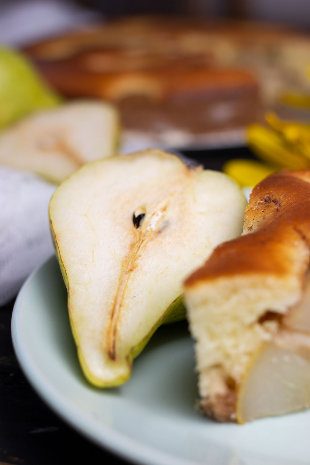 Vegan Pear Cobbler Dessert