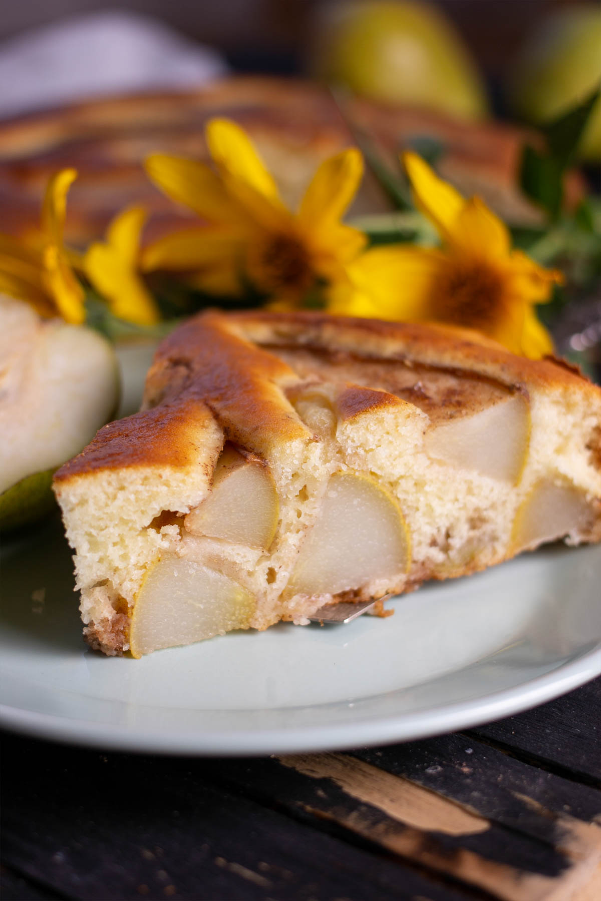 Vegan Pear Cobbler for Fall