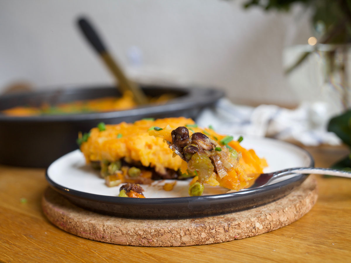 Vegetarian Sweet Potato Shepherd's Pie