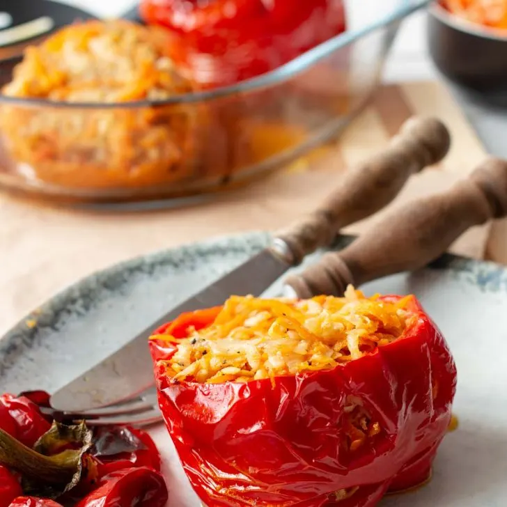 Halloween stuffed peppers savory recipe