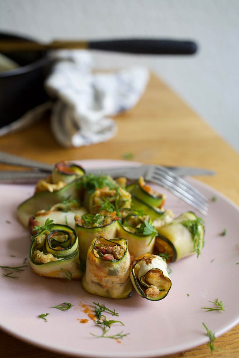 How to make Zucchini Rollups Rulouri cu dovlecei