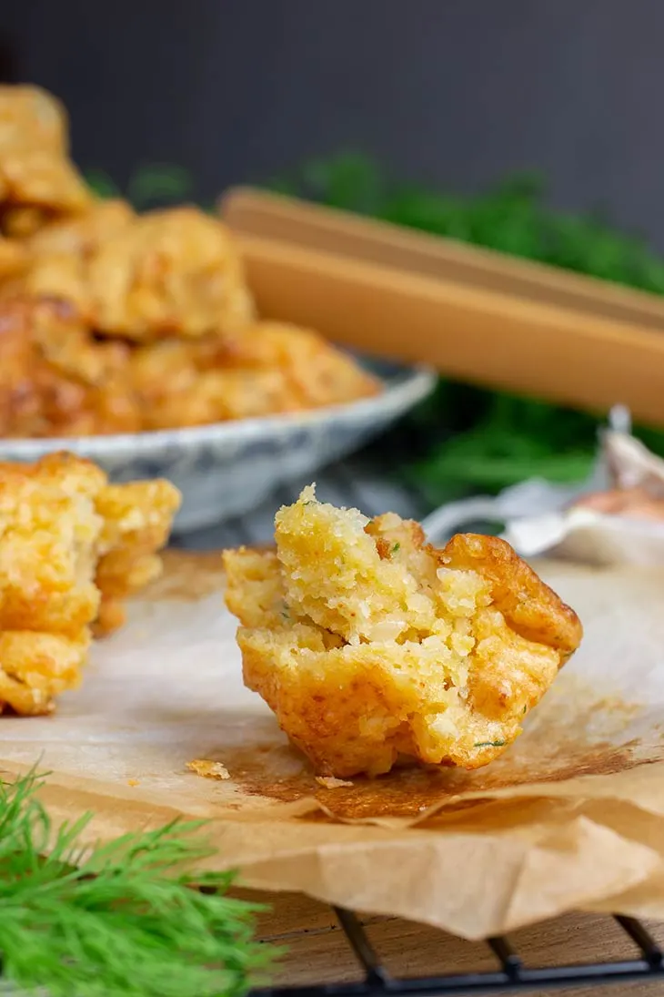 Gluten-Free Vegan Garlic Cheesy Biscuits homemade