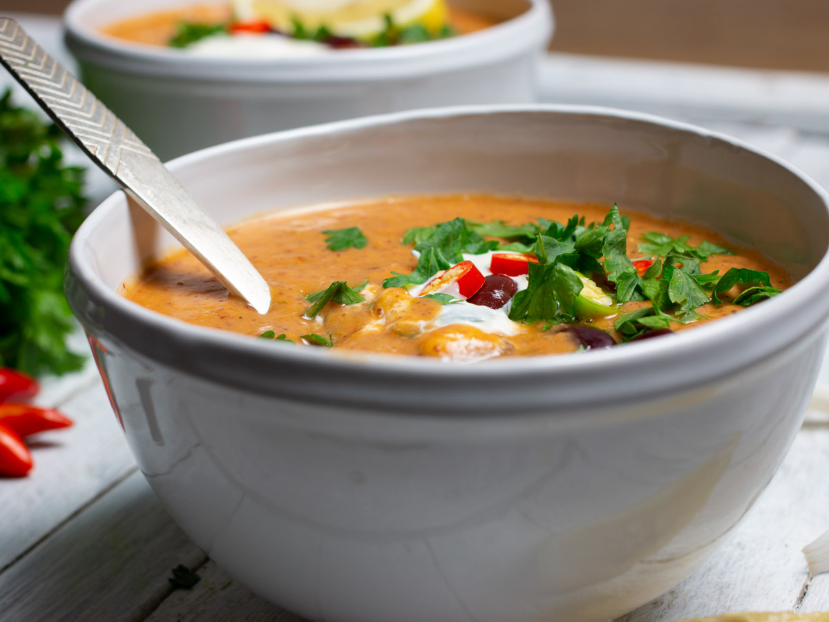 Mexican Kidney Bean Soup Recipe