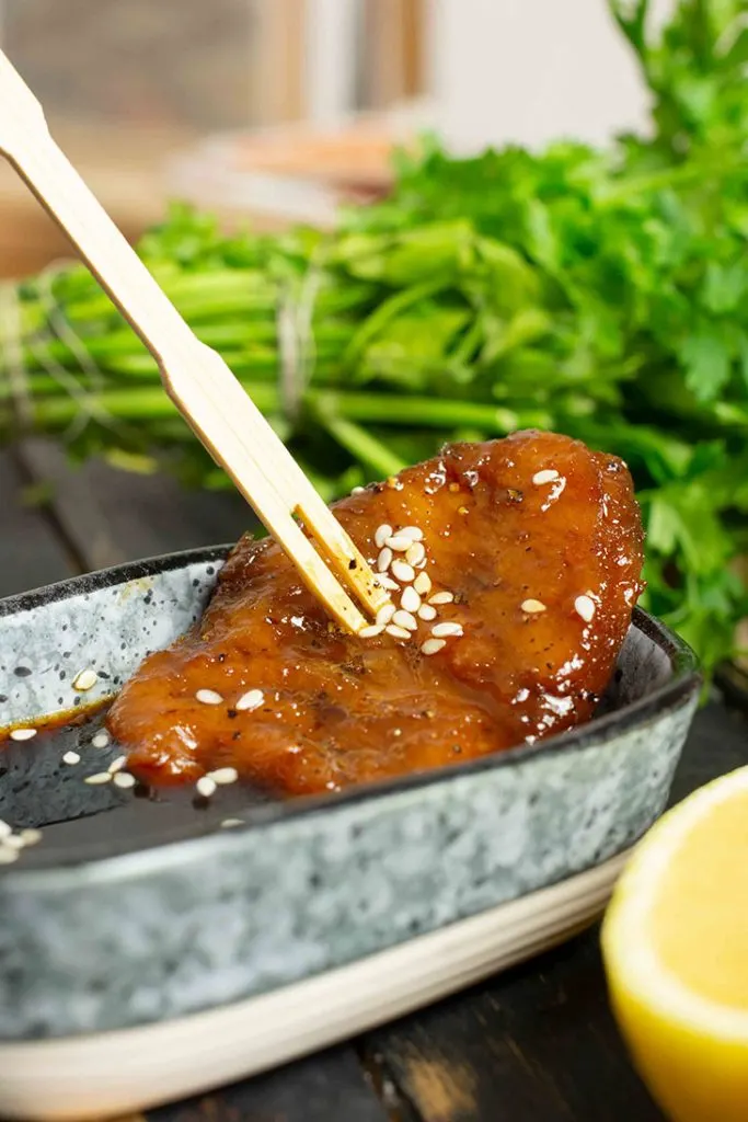 Vegan Teriyaky Wings Asian Recipe