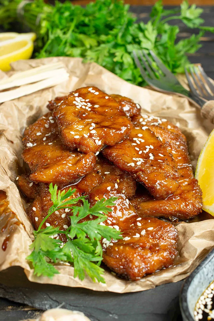 Vegan Teriyaky Wings