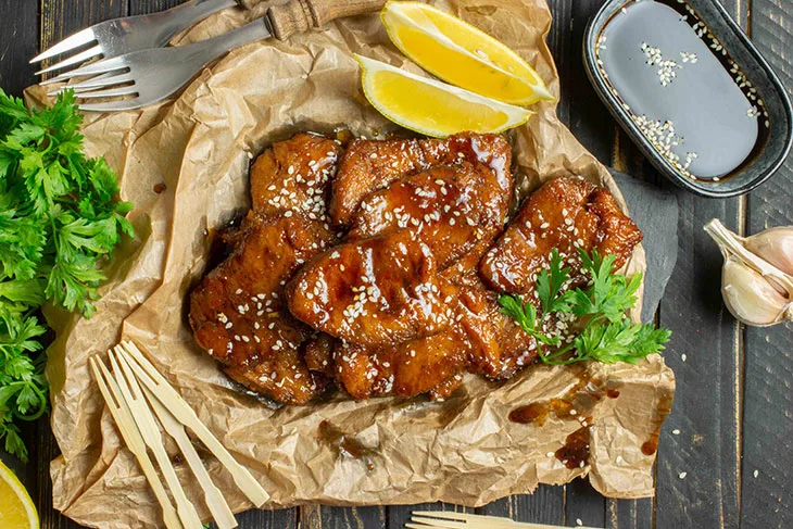 Vegan Teriyaky Wings