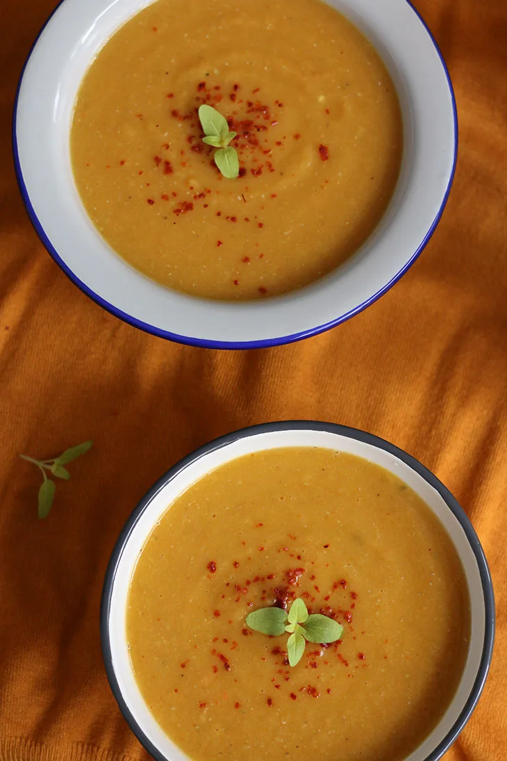 vegan Cream of vegetables soup