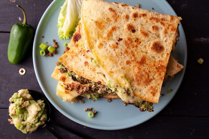 Ground Soy Quesadillas