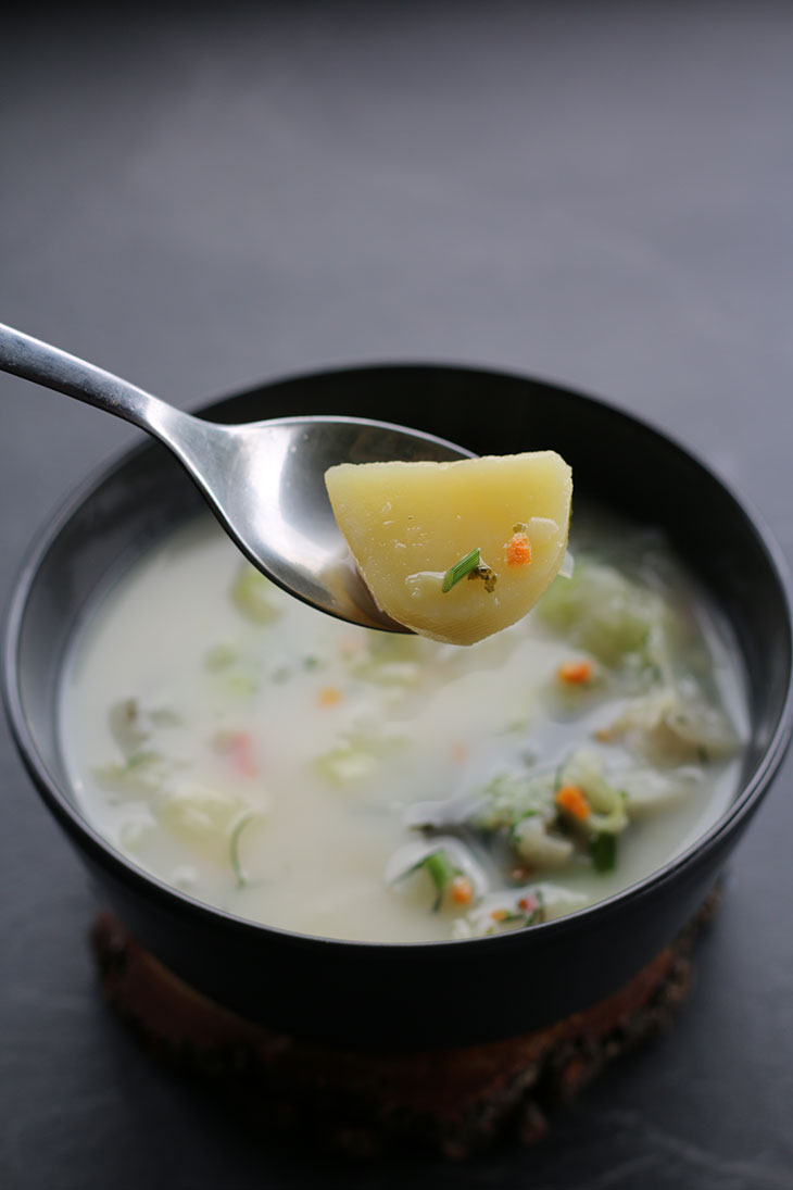 Potato Cabbage Soup Ciorba de varza cu cartofi
