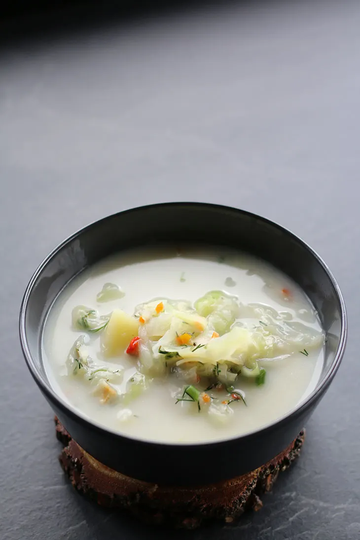 Potato Cabbage Soup vegan