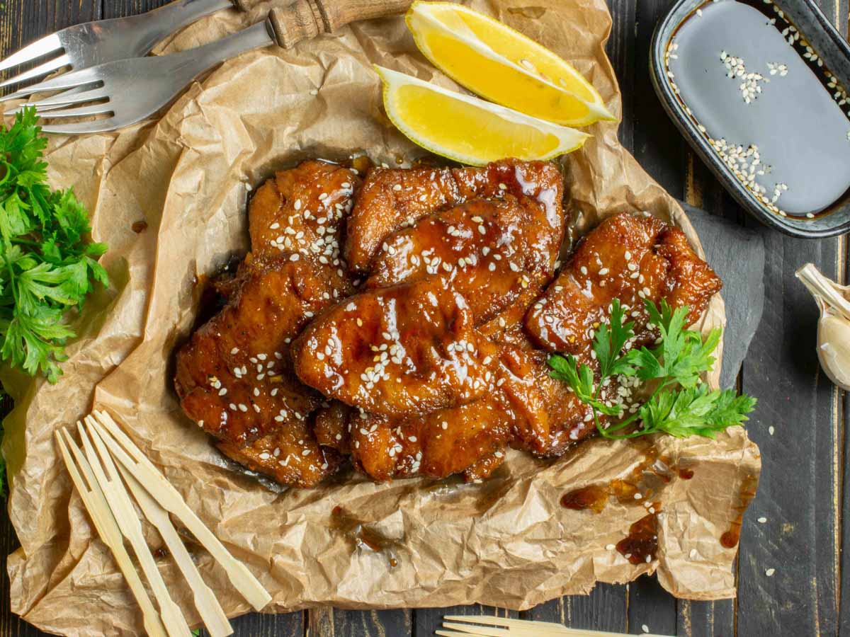 Vegan Teriyaky Wings