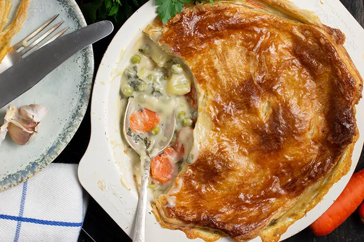 Vegetable pot pie