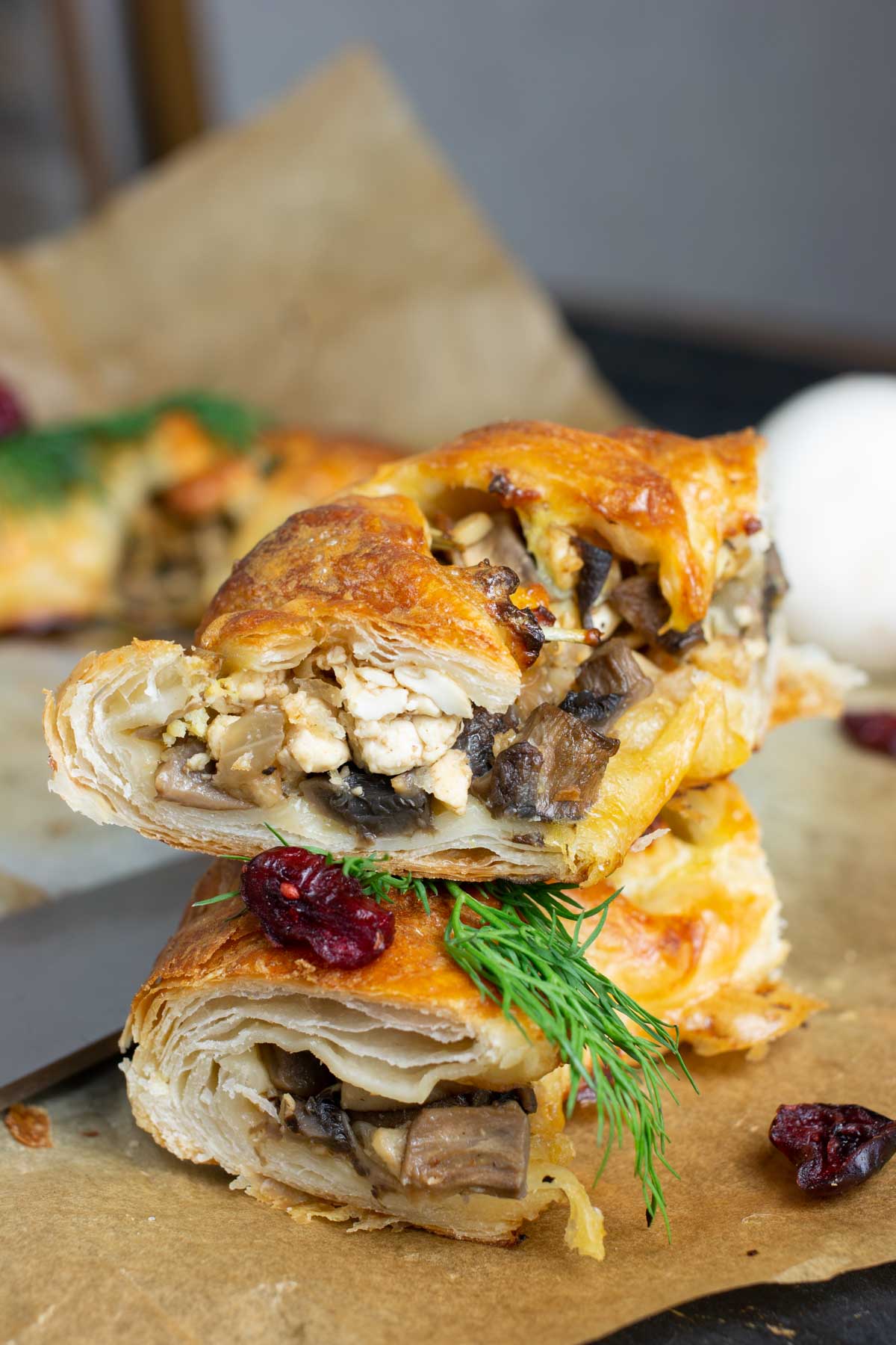 Veggie-Stuffed Christmas Wreath