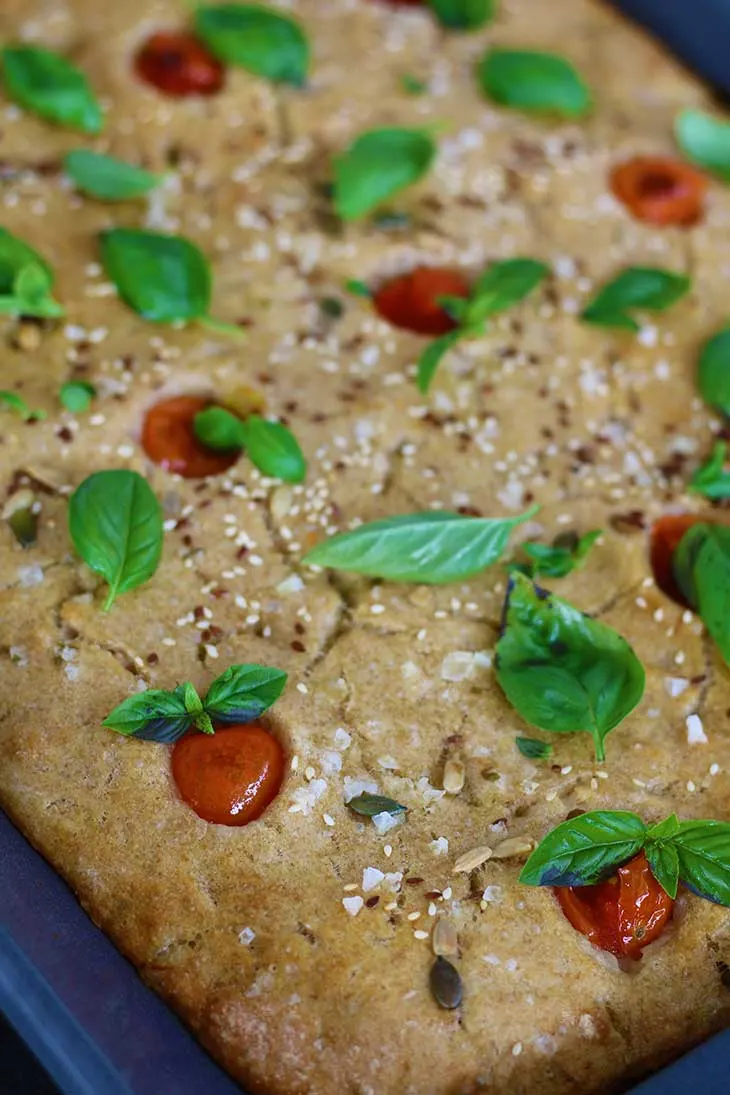 Focaccia with Basil