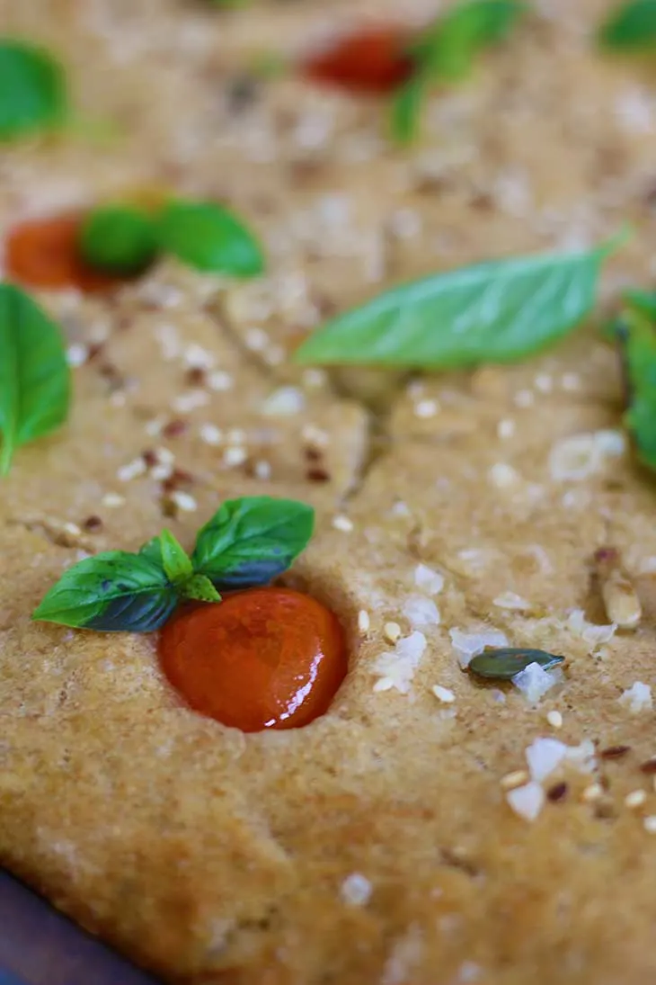 Focaccia with Cherry Tomatoes