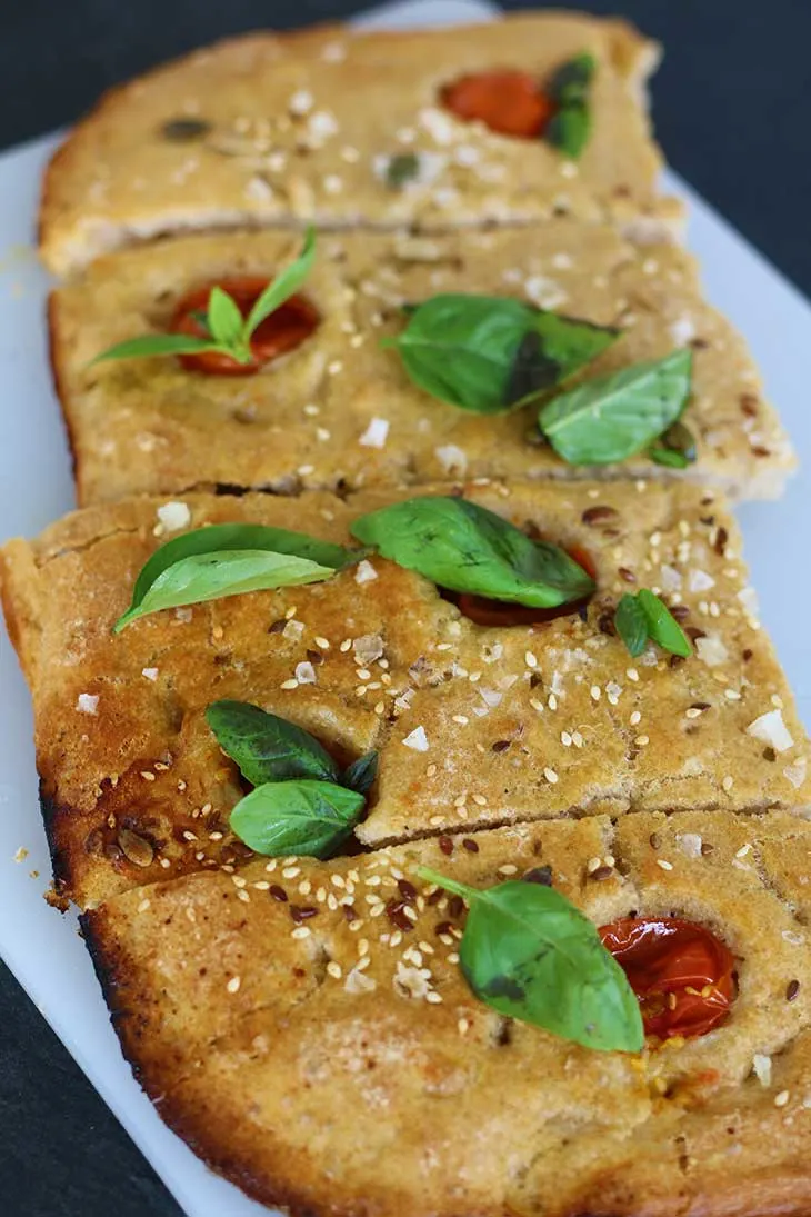 Focaccia vegana