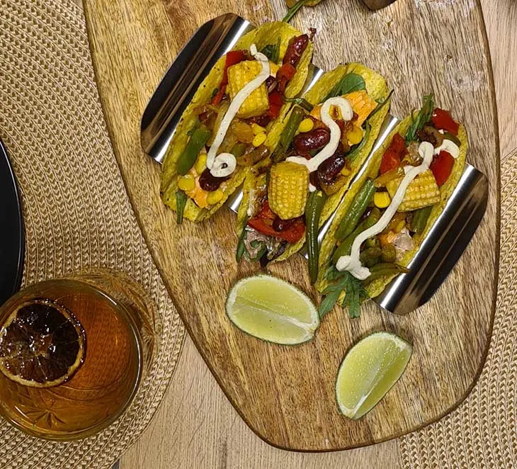 Hard Shell Veggie Tacos Recipe