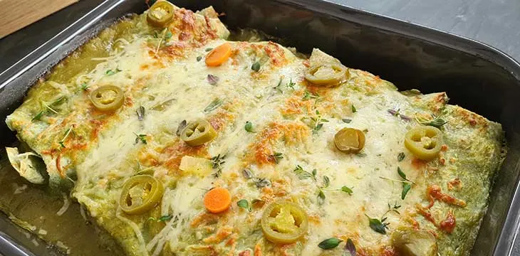 how to make green enchiladas