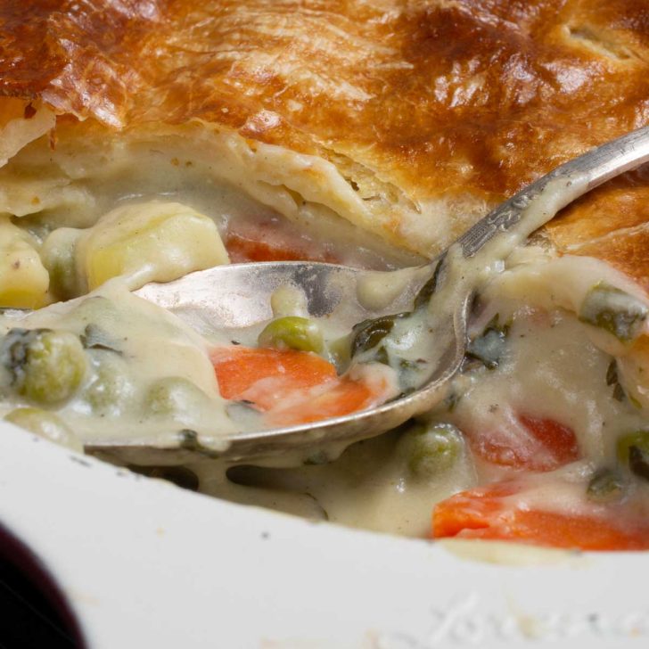 Vegetable pot pie pastry