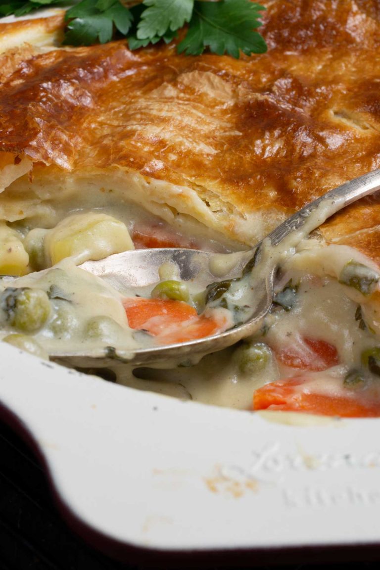 Vegetable pot pie pastry