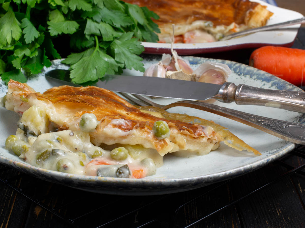 Vegetable pot pie recipe