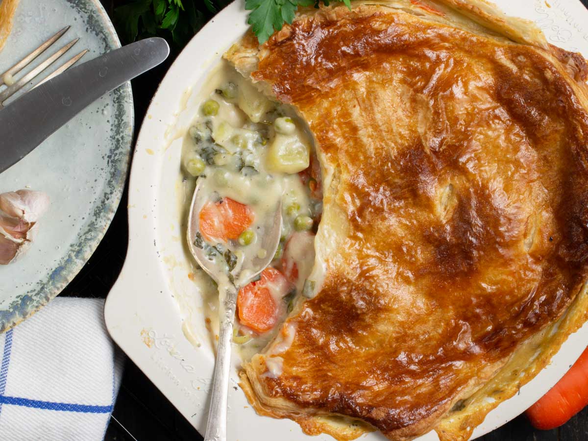 Vegetable pot pie