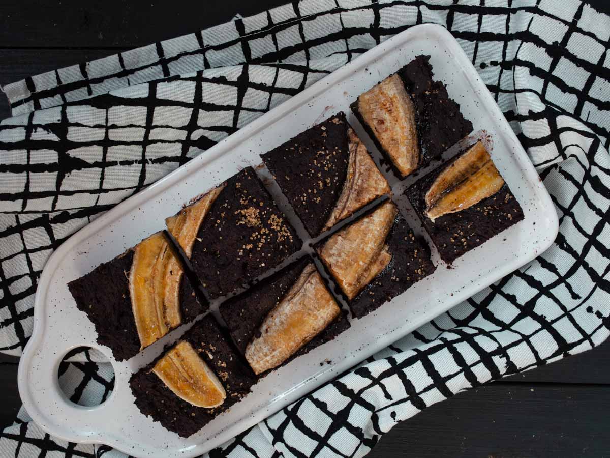 Banana brownies