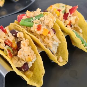 Breakfast Tacos with Scrambled eggs